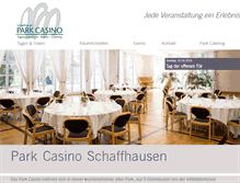 Tablet Screenshot of parkcasino.ch